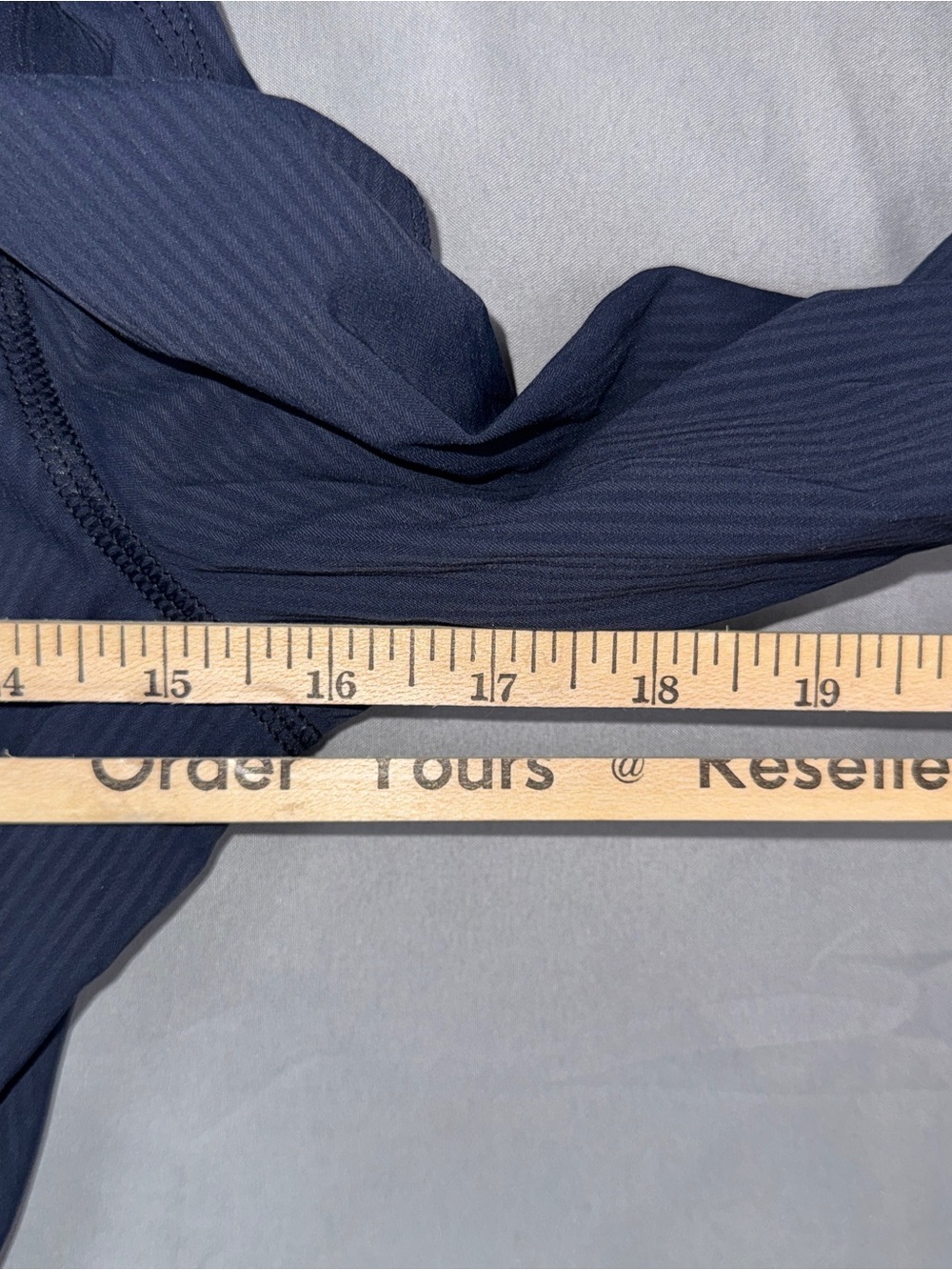 Lululemon Shaped Expression Hoodie Jacket Midnight Navy Ruched Size 6 - Picture 7 of 8